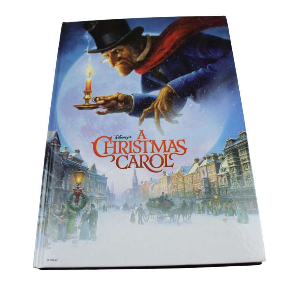 A Christmas Carol Lined Journal Diary Hard Cover Note Take Book Disney 7X10 NEW